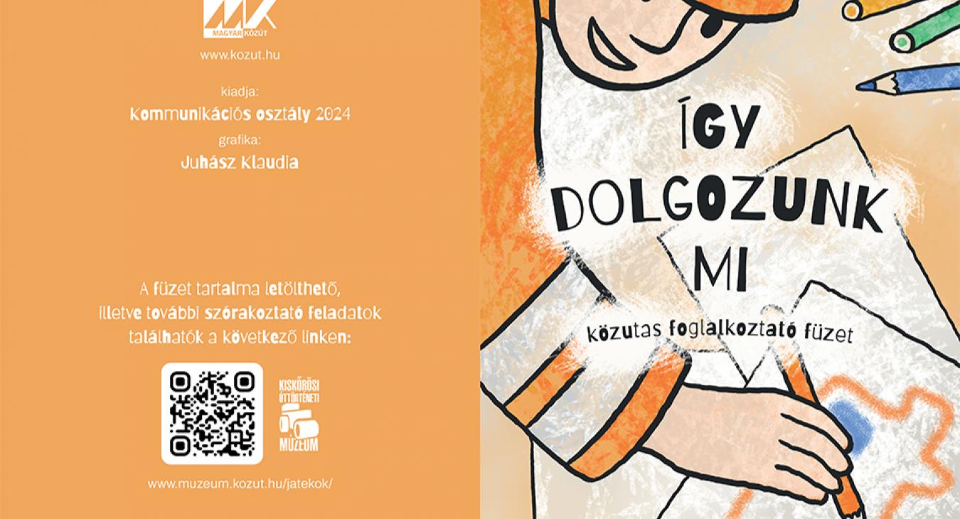 Tavaszi gyermek foglalkoztató füzetet készített a Magyar Közút 