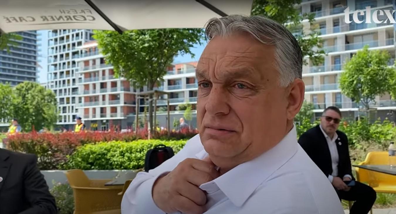 Orbán Viktor pár perces interjút adott egy nem NER-sajtónak