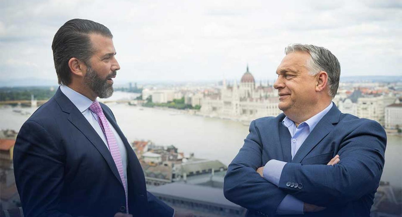 Törvénybe ütköző lehetett Orbán Viktor és Donald Trump fiának találkozója