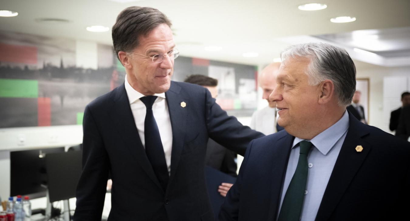 Orbán Viktor kész támogatni Mark Rutte jelölését a NATO főtitkári posztjára
