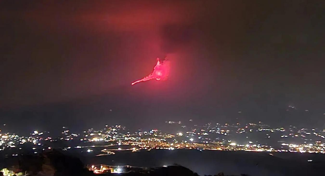 Mintha egy szörny közeledne - a tomboló Etna hangja - VIDEÓ