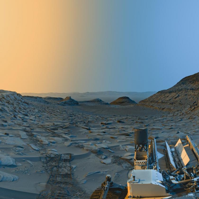 Csodás képeslap érkezett a Marsról
