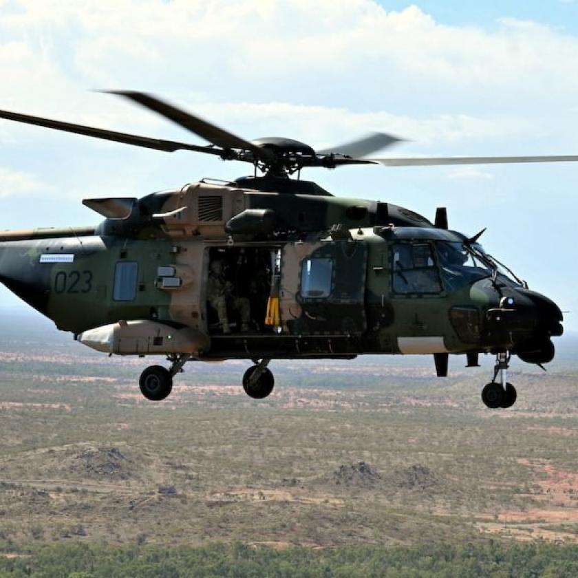 Lezuhant egy katonai helikopter Ausztráliában, négy ember eltűnt
