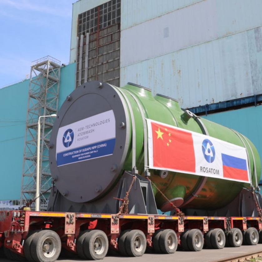 A Roszatom öt atomerőművi főberendezést gyártott a kínai Xudabao Atomerőmű számára  