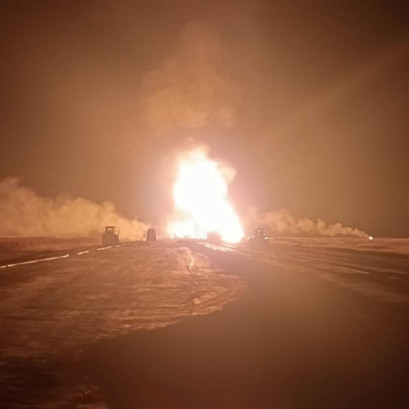 Hatalmas gázvezeték-robbanás történt Romániában, négy munkás szénné égett