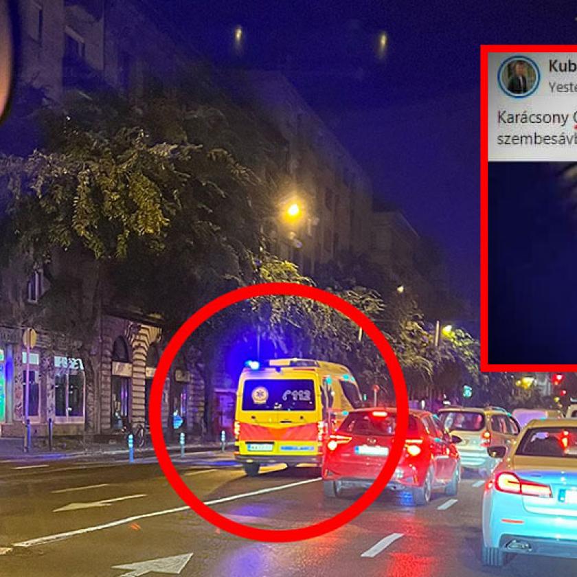 Kubatov Karácsony nevébe belezavarodva mentőautót látott