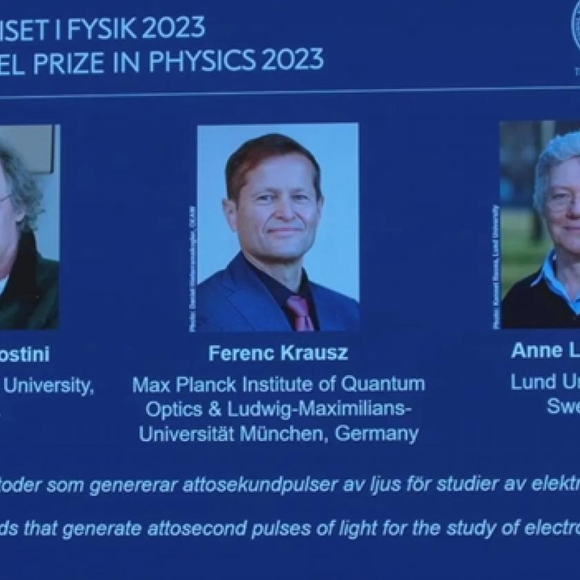 A magyar tudomány piros betűs éve 2023: Nobel-díjat kapott Krausz Ferenc fizikus és két társa 