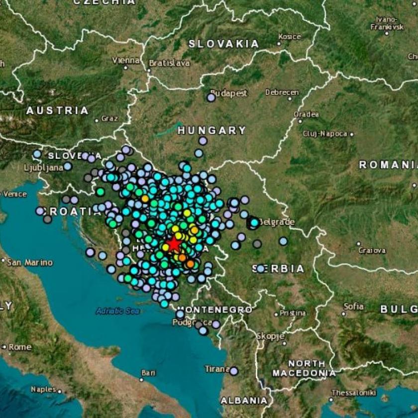 Magyarországon is lehetett érezni, a Bosznia-hercegovinai földrengést 