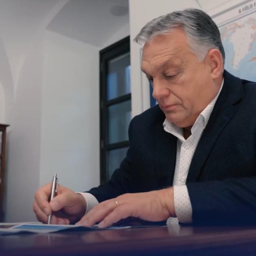 Orbán Viktor levélben gratulált Vlagyimir Putyinnak