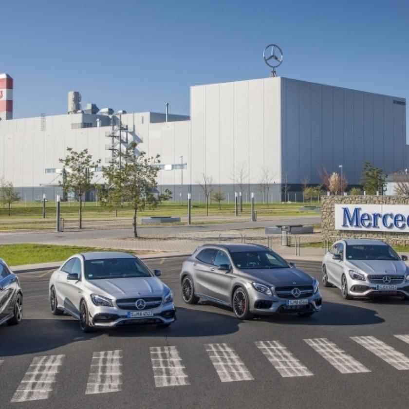 Incidensek a kecskeméti Mercedes-gyár figyelmeztető sztrájkján
