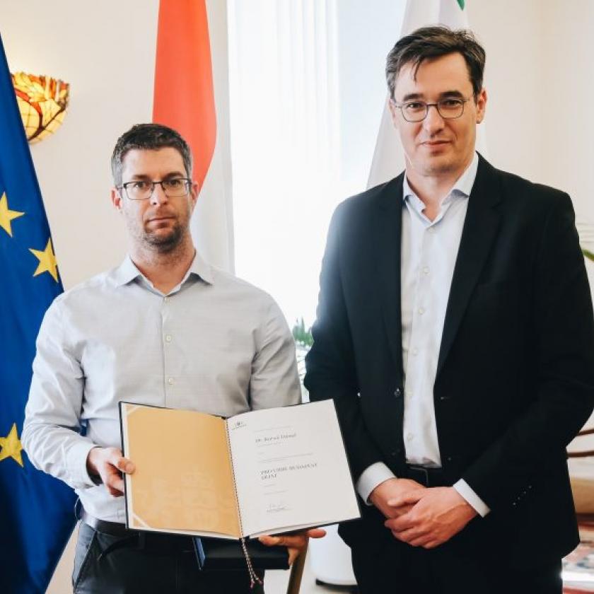 Pro Urbe Budapest-díjat kapott Karsai Dániel