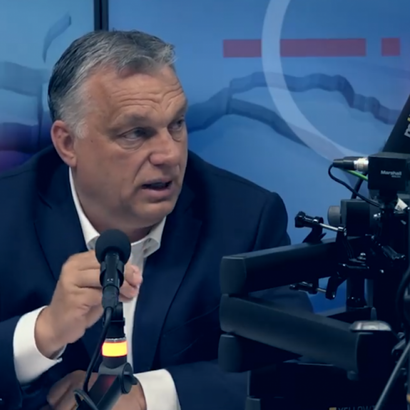 Orbán Viktor ma reggel a Kossuth rádióban a háborúval kampányolt a békéért