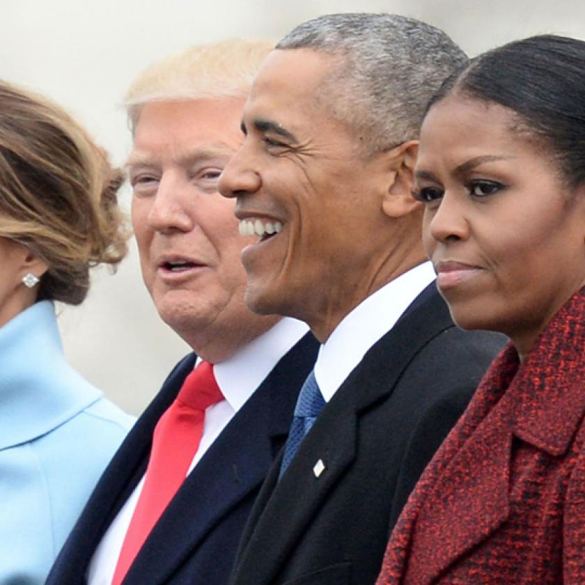Michelle Obama rommá verné Trumpot
