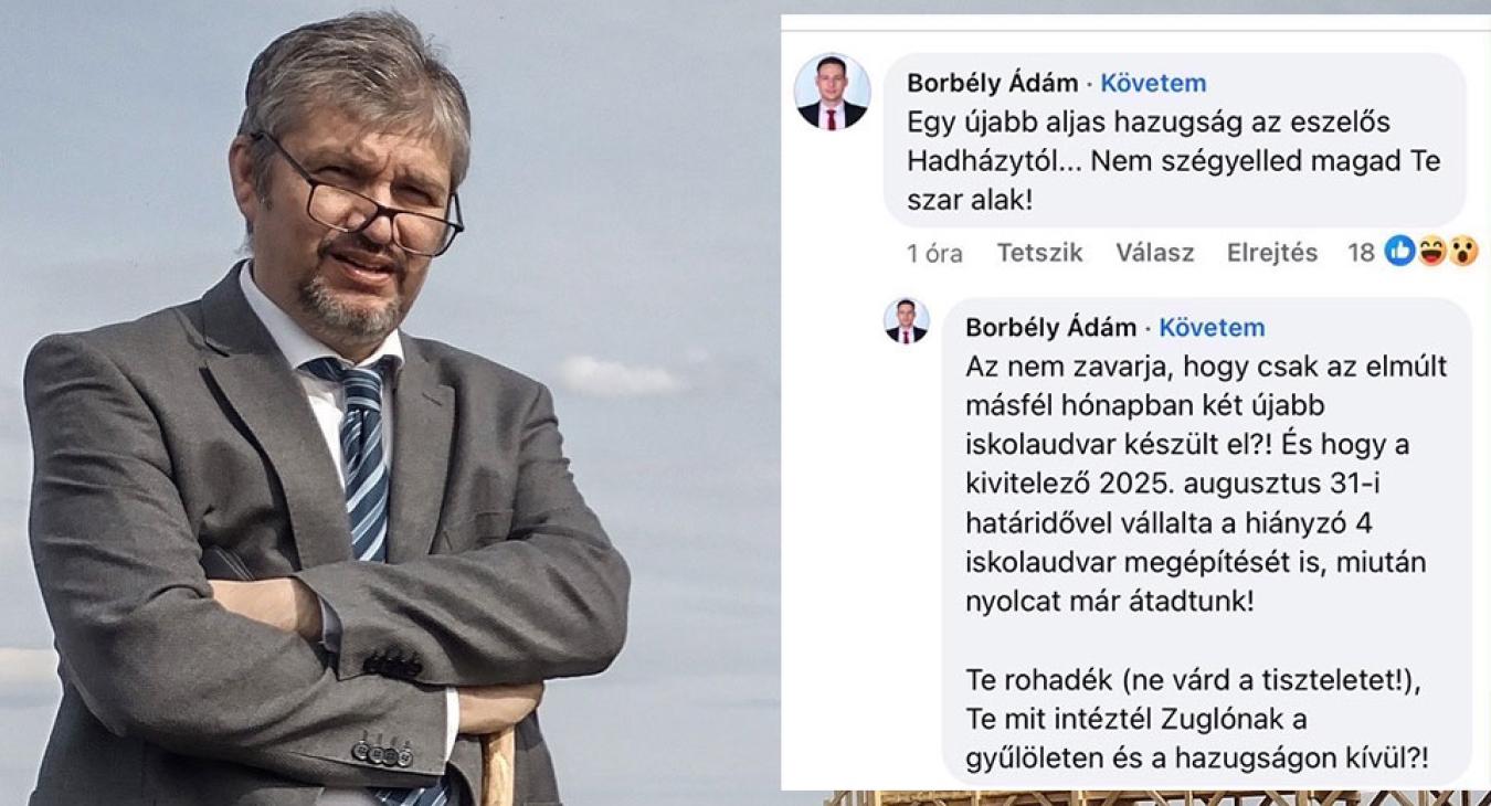 Trágár jelzővel illette Hadházy Ákost a fideszes politikus 