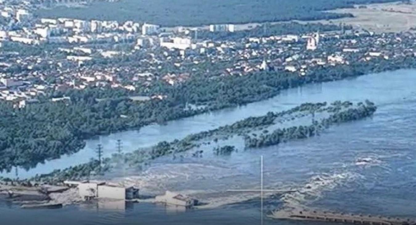 Koleraszerű baktériumot találtak a felrobbantott Nova Kahovka-i gát vizében