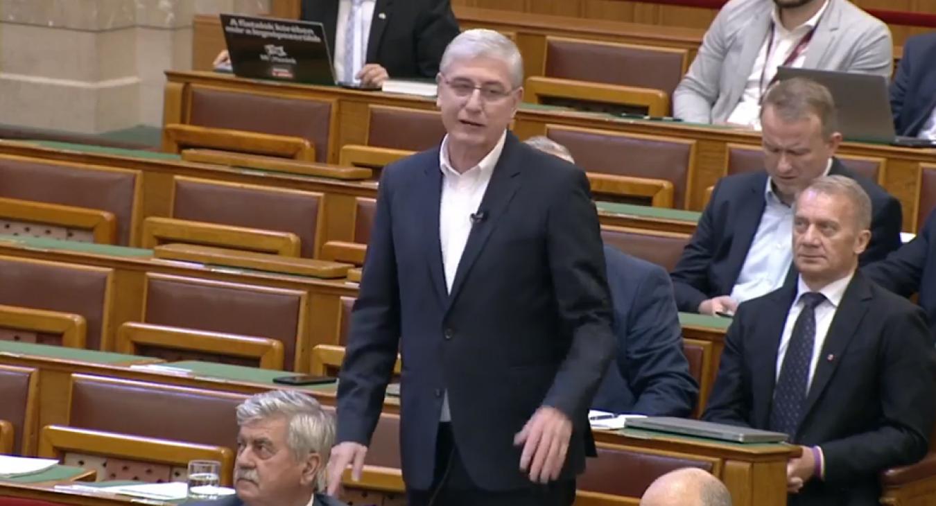 Gyurcsány Ferenc az asztalra csapott