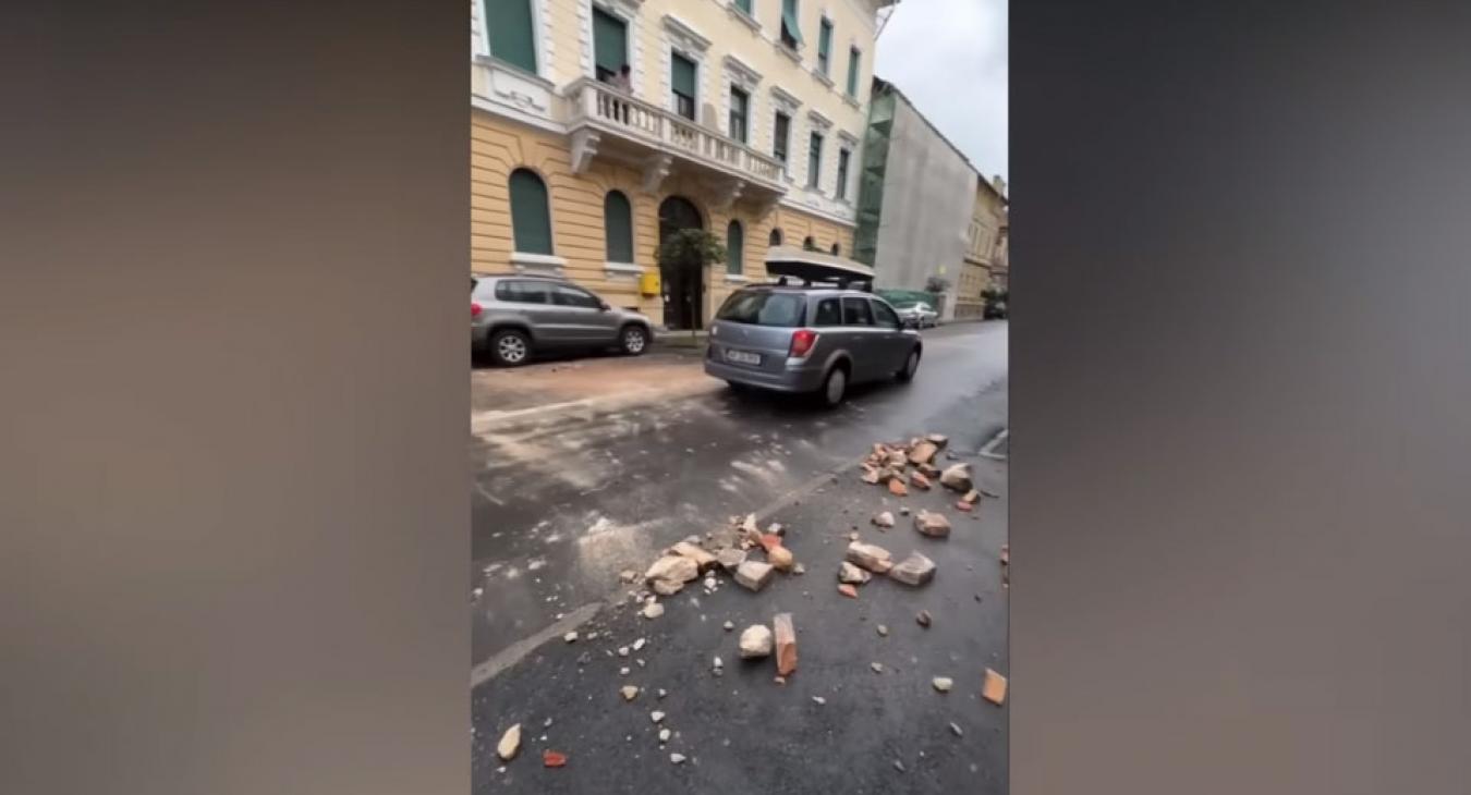 Videón a keddi esti romániai földrengés