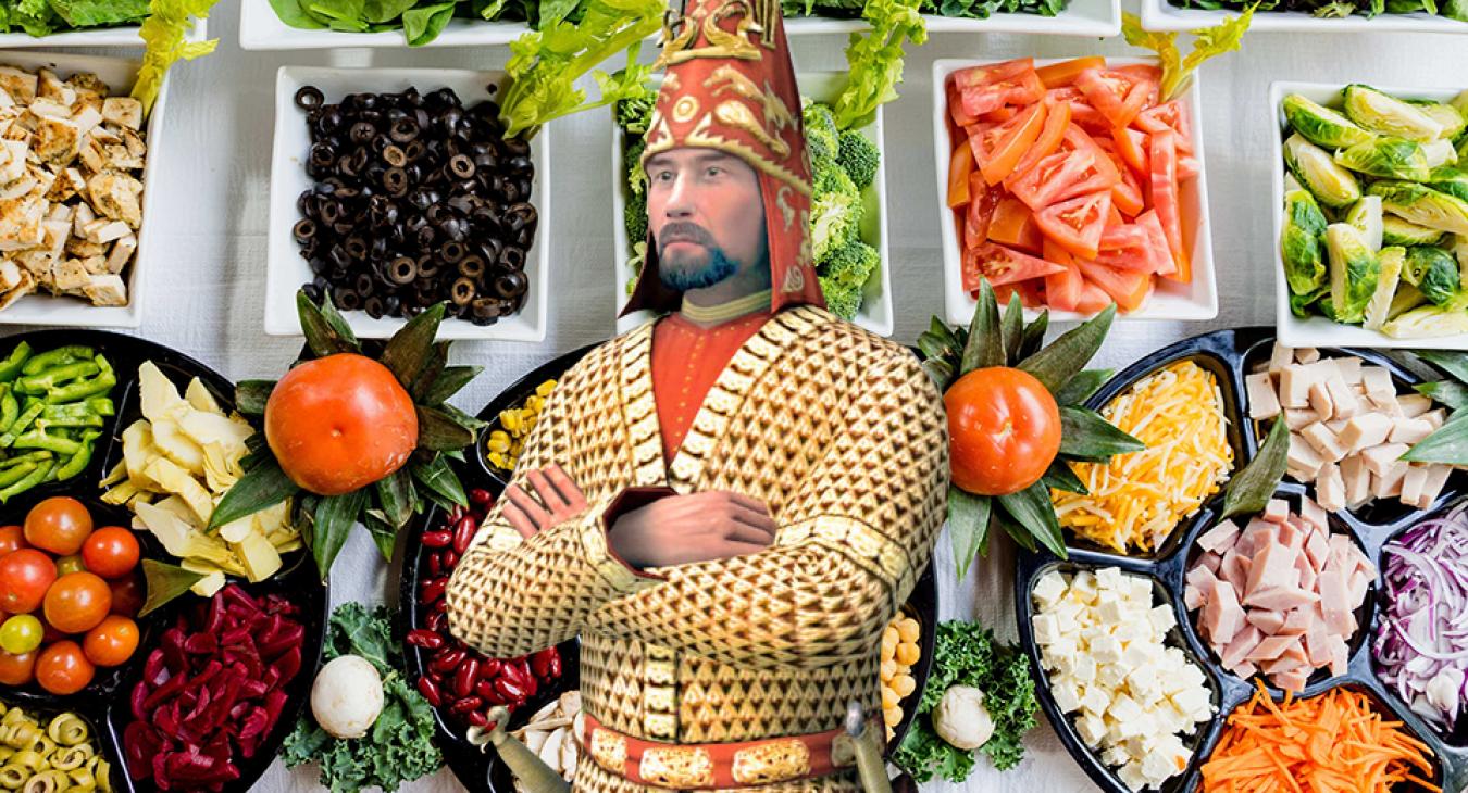 Szkíta, vegán, két jó barát