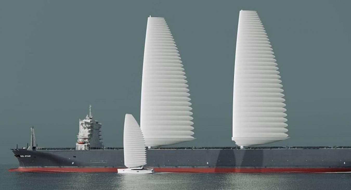 Kereskedelmi hajókon is működik a Michelin felfújható vitorlája