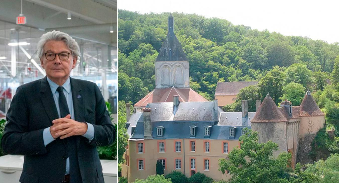 Fű alatt vett egy takaros középkori kastélyt az Európai Unió egyik biztosa 