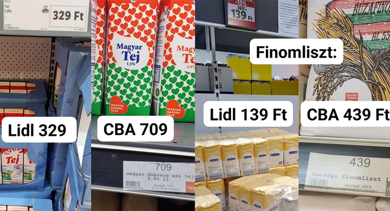 Példátlan árkülönbségek a boltokban