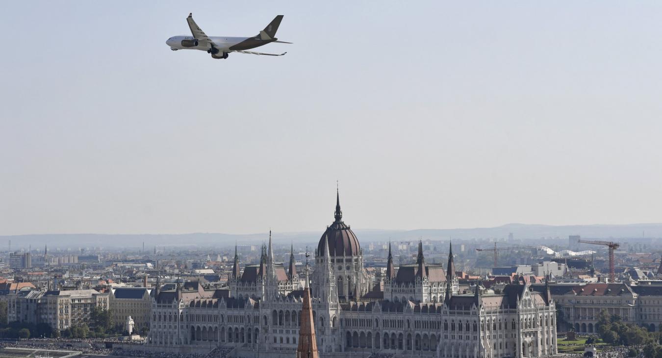 Megsérült a Külügyminisztérium repülőgépe az augusztus 20-ai légi parádén 
