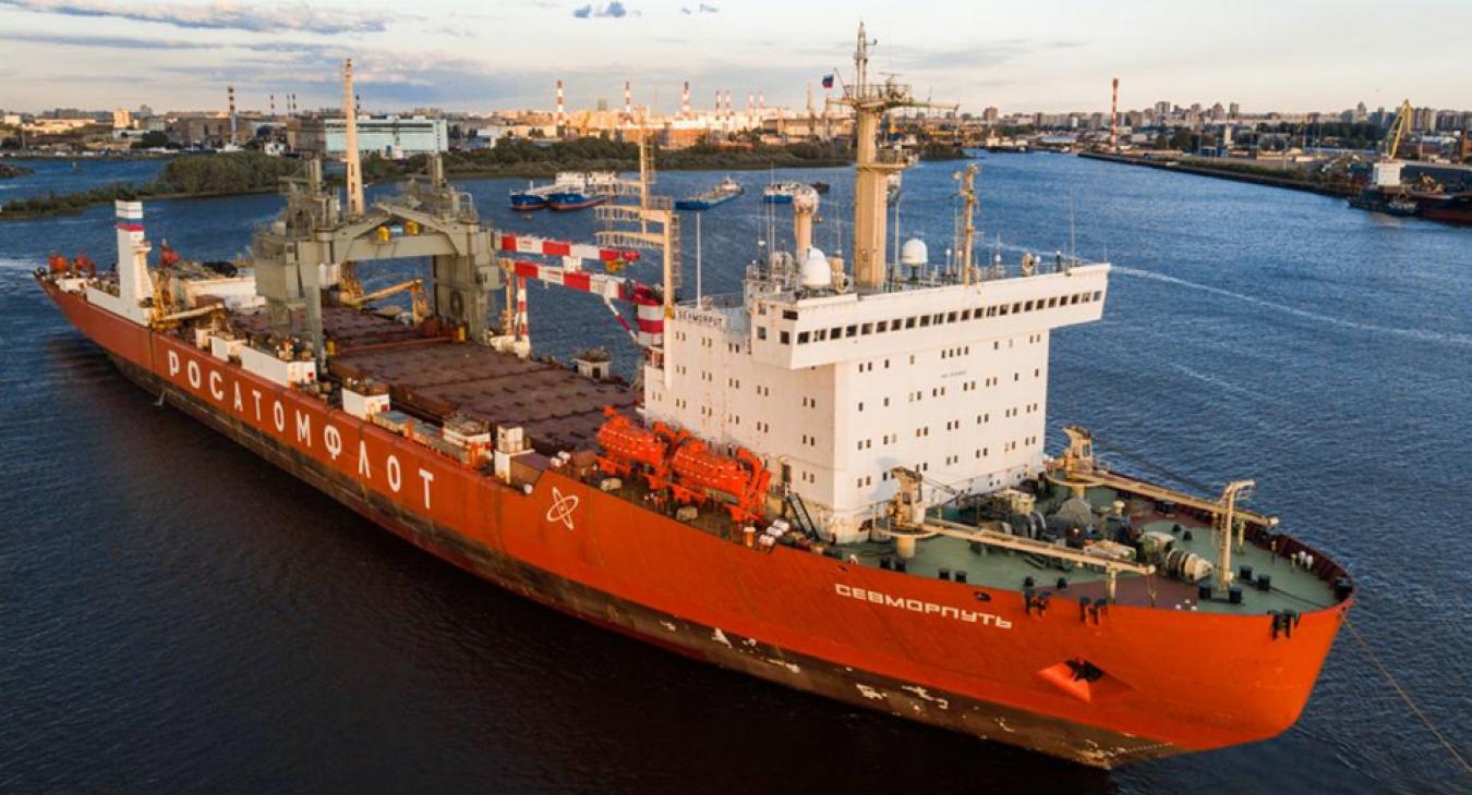 Murmanszk felé indult a Szevmorputy atommeghajtású teherhajó