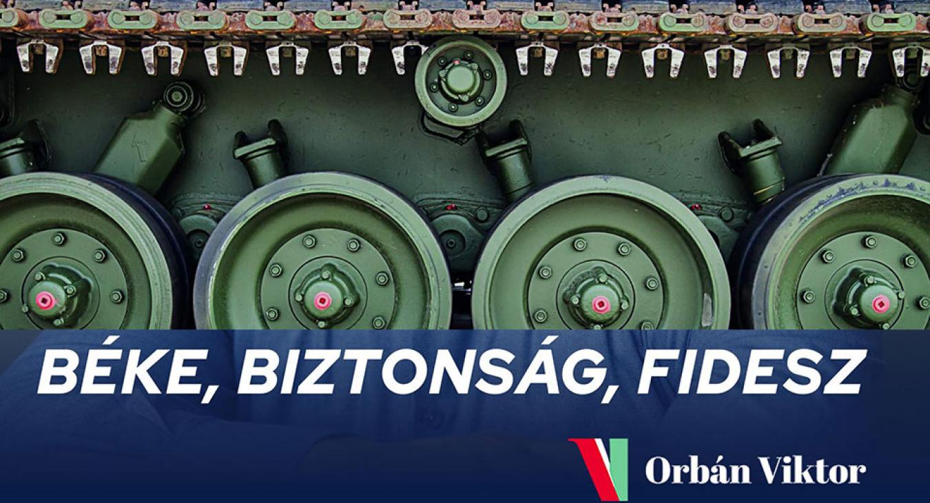 A béke pártján állunk, de a fegyvereknek piac kell 