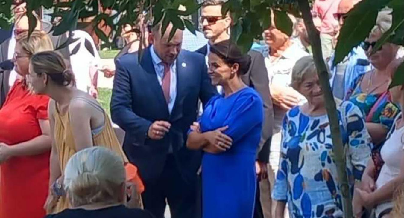 Novák Katalin Esztergomban járt