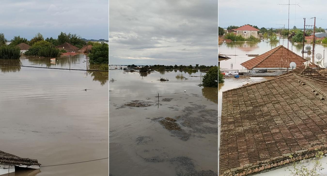 Négyméteres víz öntött el egy várost Görögországban