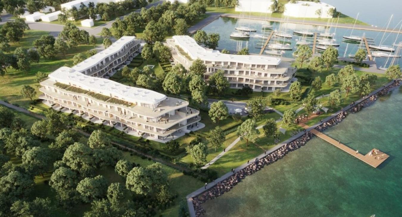 Újabb gigalakópark épül a Balaton mellett