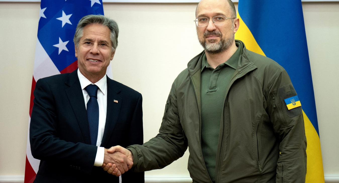 Kijevbe látogatott Anthony Blinken amerikai külügyminiszter 