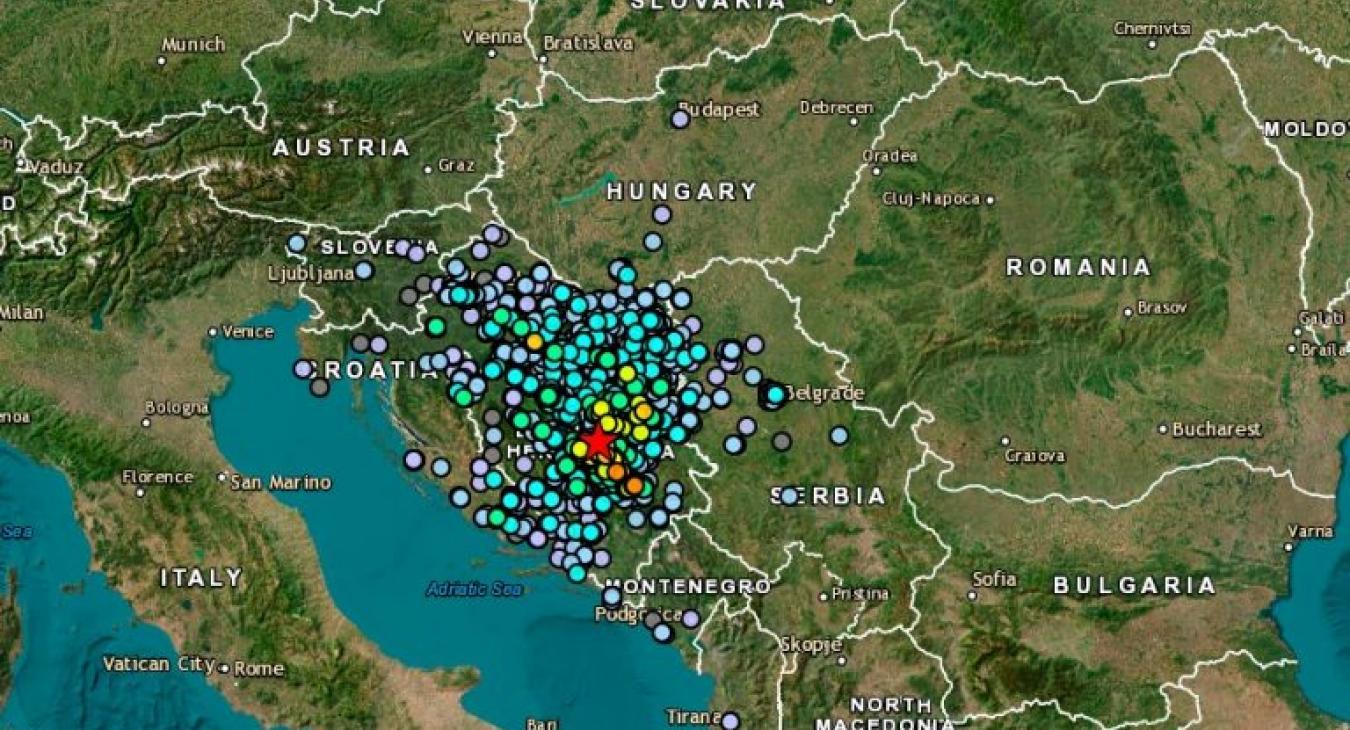 Magyarországon is lehetett érezni, a Bosznia-hercegovinai földrengést 