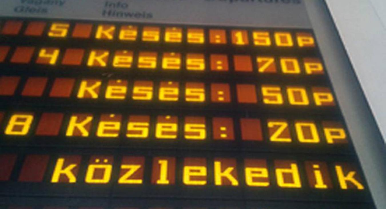 Mávinform: késésekre kell készülni a győri vonalon