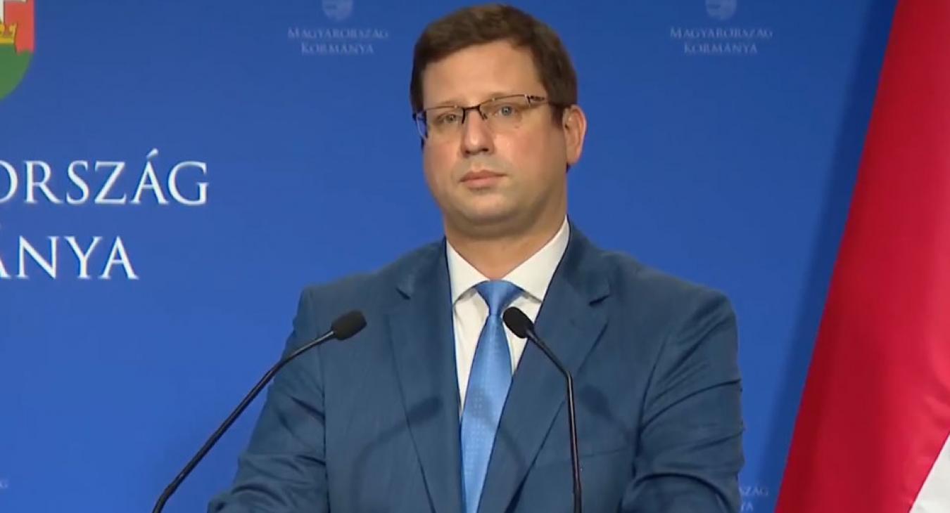 Gulyás Gergely szokatlan időpontban tartott Kormányinfót