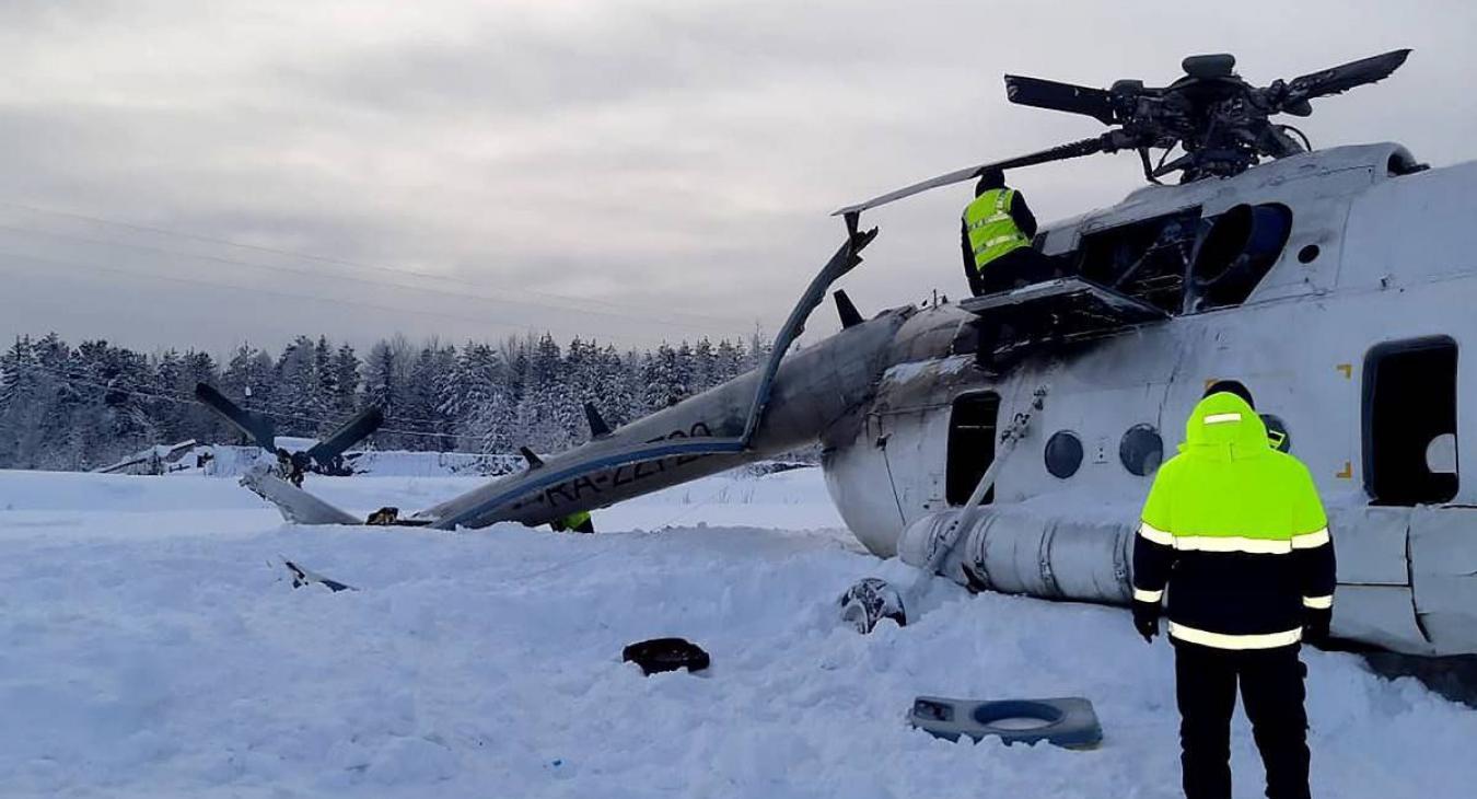 Húsz emberrel a fedélzetén lezuhant egy orosz helikopter