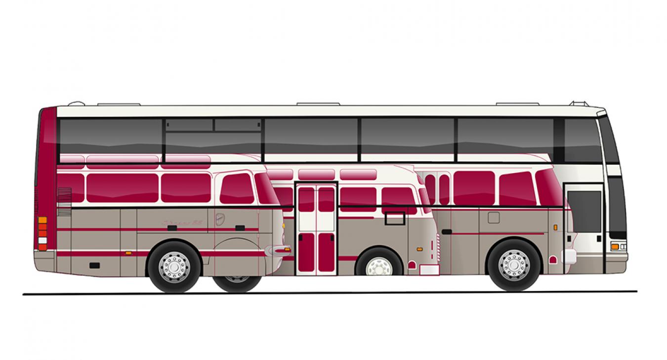 Nosztalgia autóbusz-dekorációs pályázat: eredményt hirdetett a Volánbusz