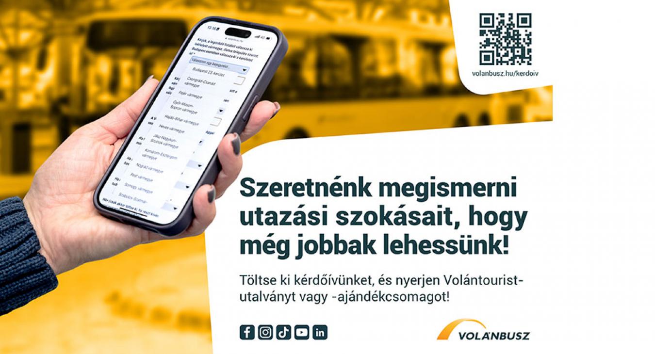 Közel hatezren töltötték ki a Volánbusz szolgáltatásfejlesztési kérdőívét