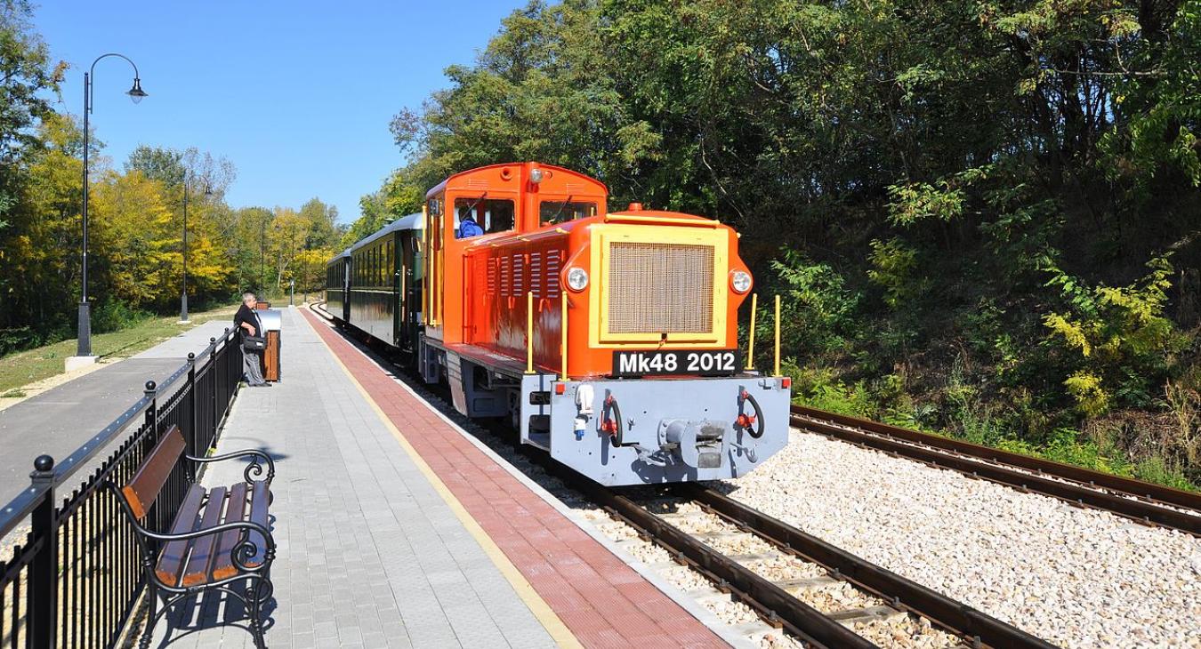 Magyar Péter kibérelte a felcsúti kisvasutat 