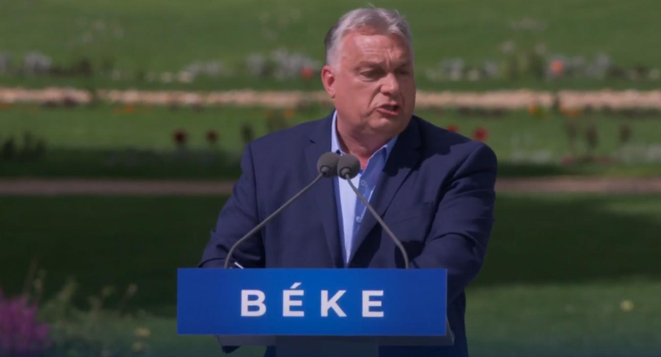Orbán Viktor a Békemeneten: „Miénk a legnagyobb választási hadsereg”
