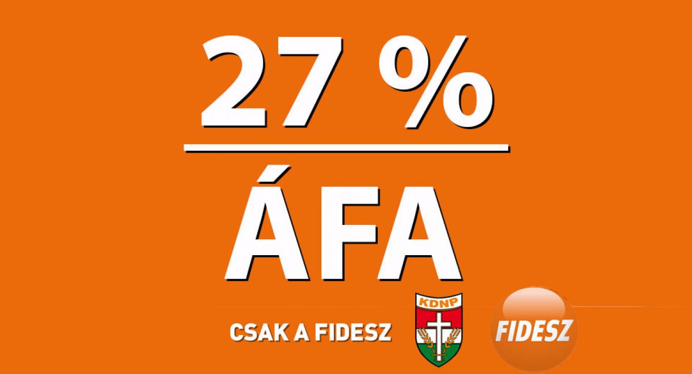 A világrekorder 27%-os ÁFA jelentősen megnöveli az árakat