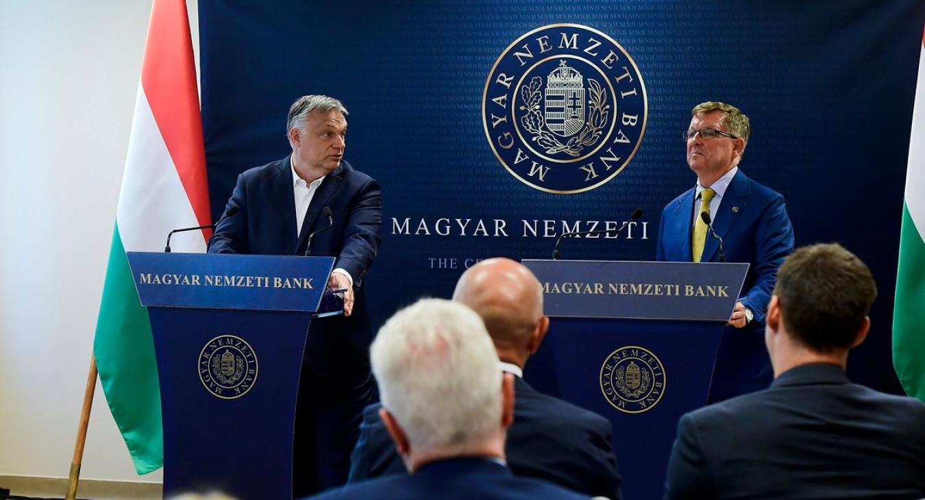 Orbán kijelentette, hogy az egyik minisztere lesz a jegybankelnök