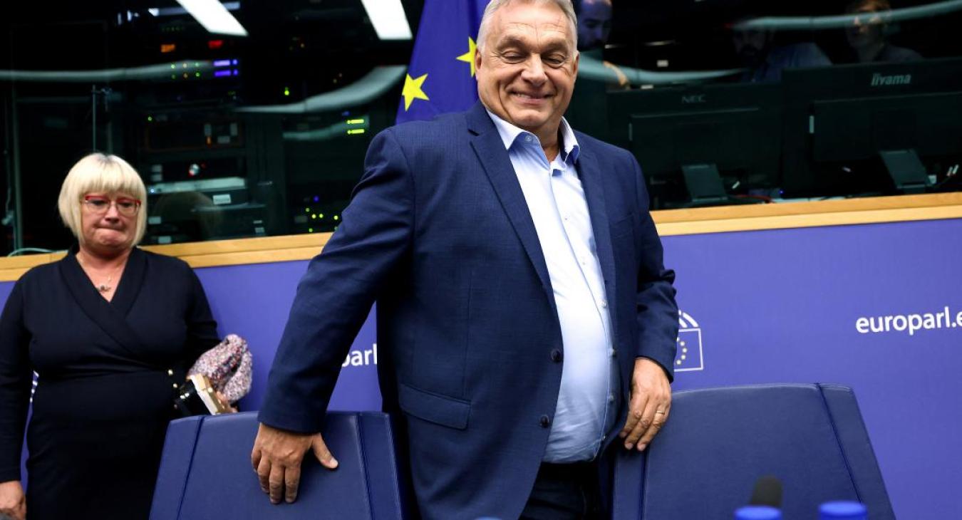 Orbán Viktor ébresztőt fújni érkezett Strabourgba