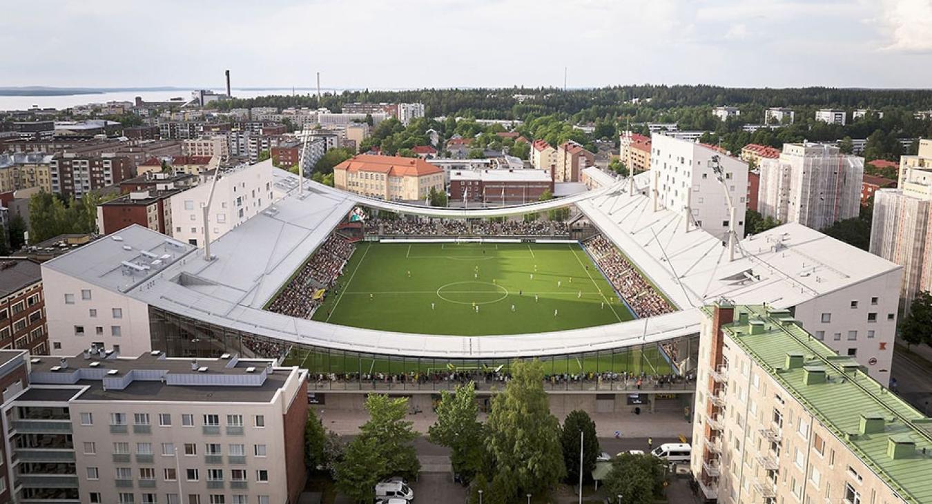 Lakható stadion Finnországban - Így is lehet...