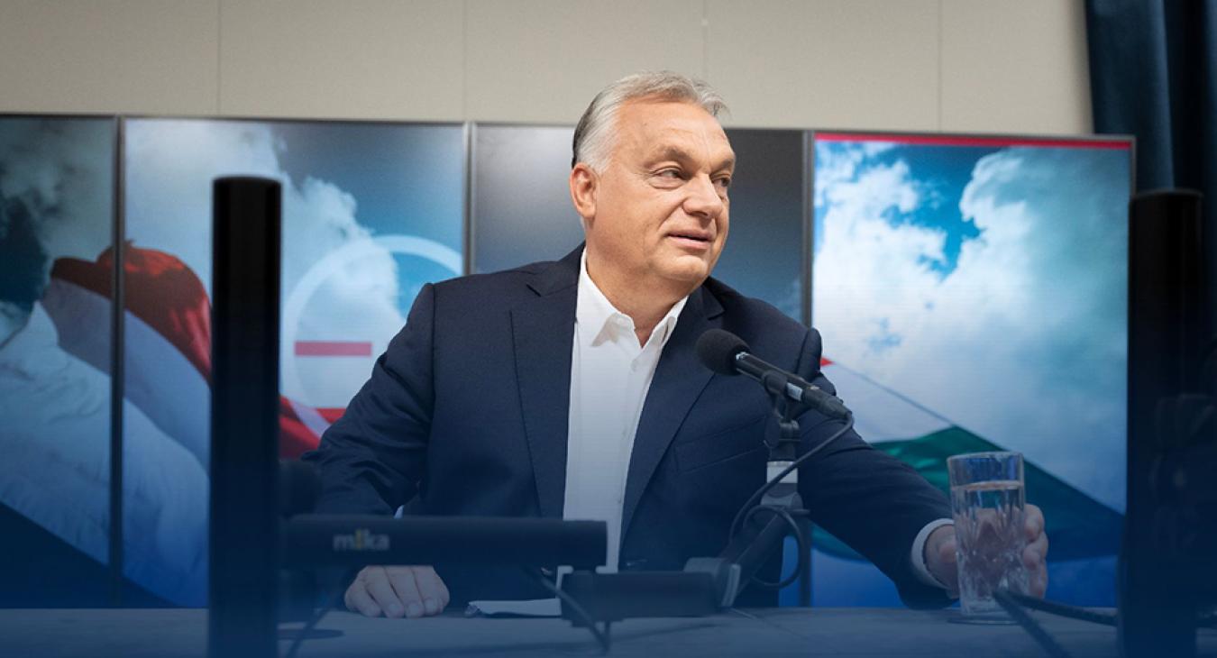 Orbán Viktor péntek reggel: a mi költségvetésünk a béke költségvetése és egy nyílt lázadás