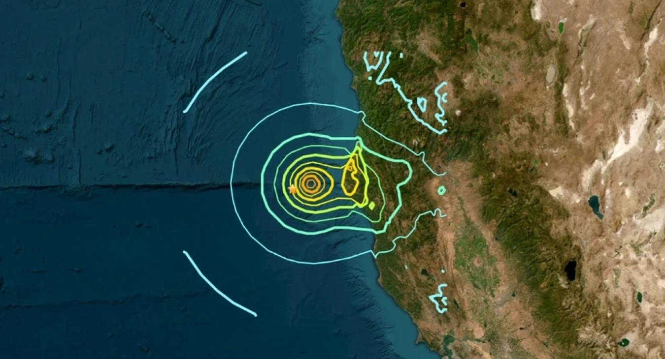 Erős földrengés rázta meg Kalifornia északi részét