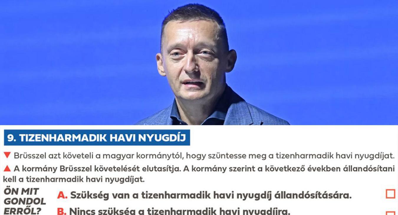 Nem egészen stimmel Rogán magyarázata arról, miért mondja a kormány, hogy Brüsszel eltörölné a 13. havi nyugdíjat