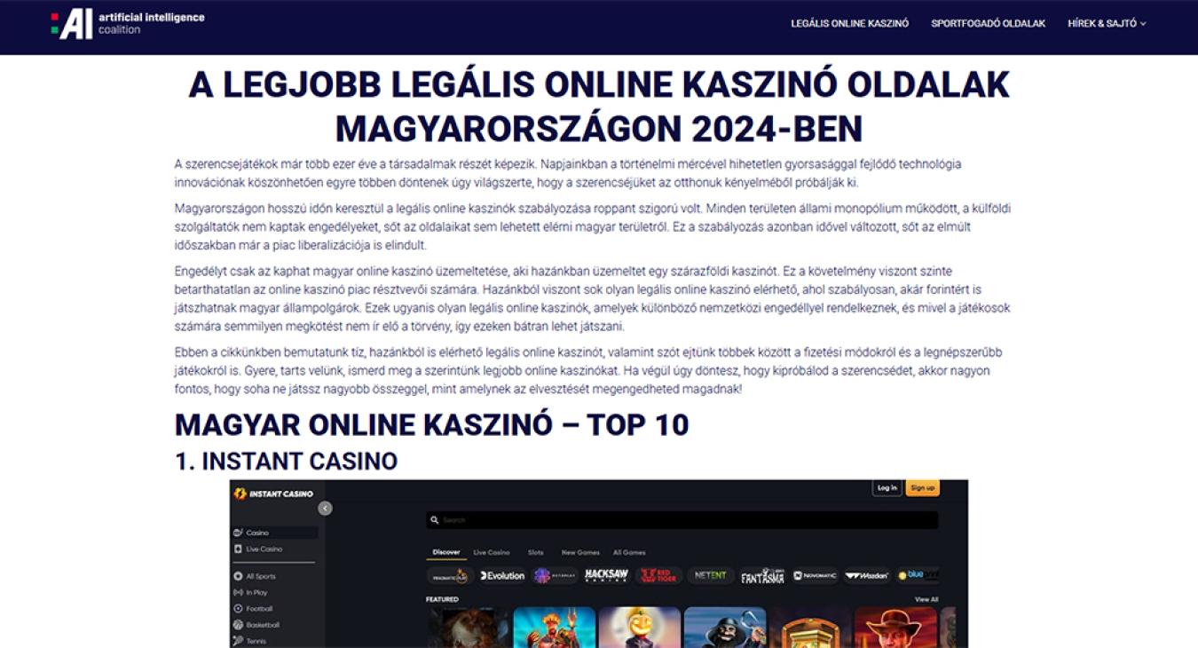 Feltörhettek egy kormányzati honlapot, amely már online kaszinókat és sportfogadási oldalakat reklámoz