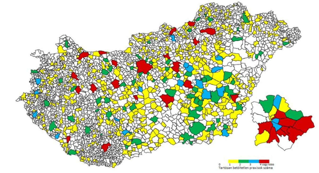 Látványosan nőtt a tartósan betöltetlen praxisok száma Magyarországon 