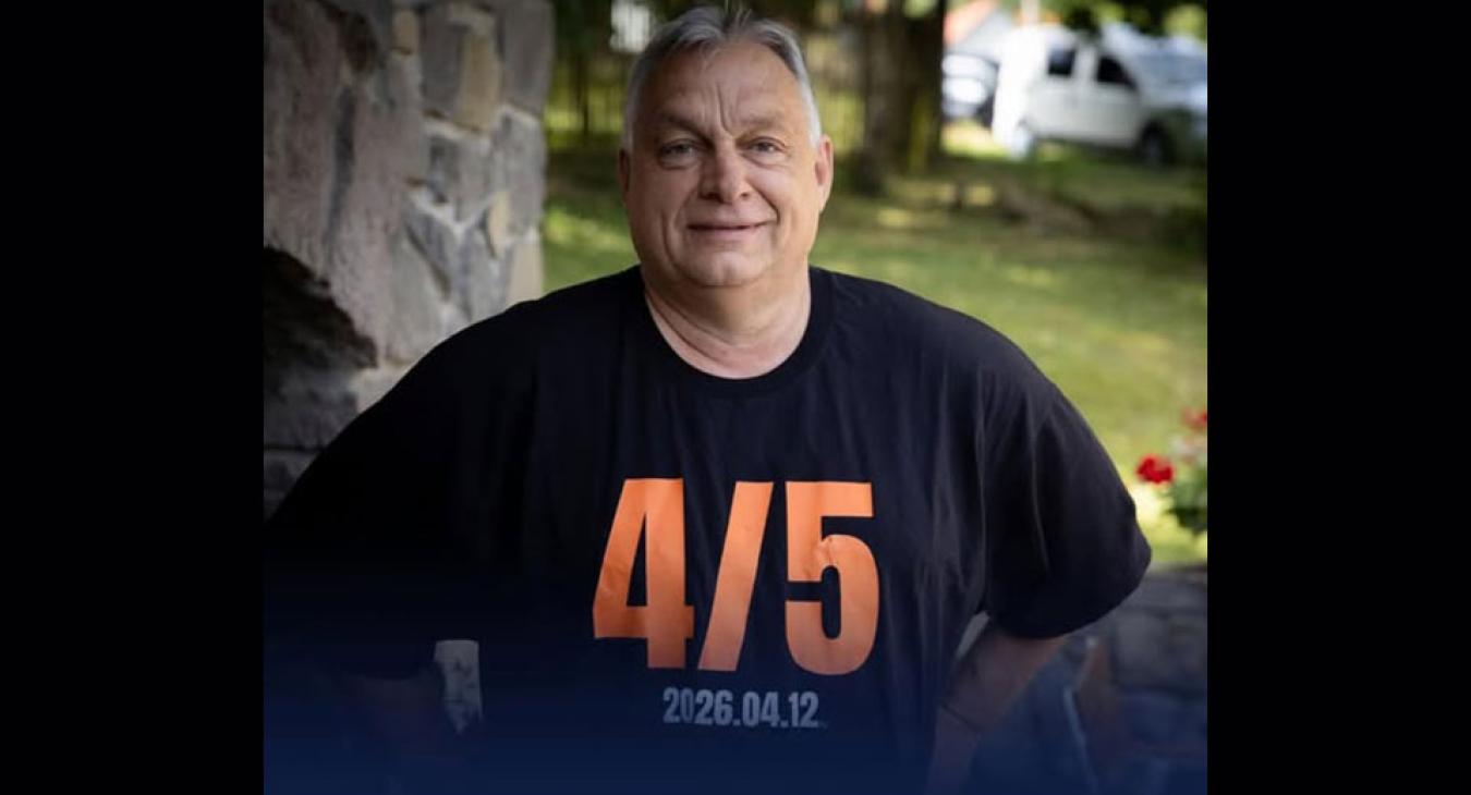 Török Gábor szerint Orbán pólója arra utal, hogy megvan a választás hivatalos időpontja